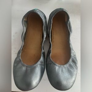 Tieks Metallic Pewter - Size 10